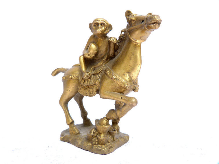 厂家直销筱雅斋 纯铜马上封侯 马上猴促官运旺