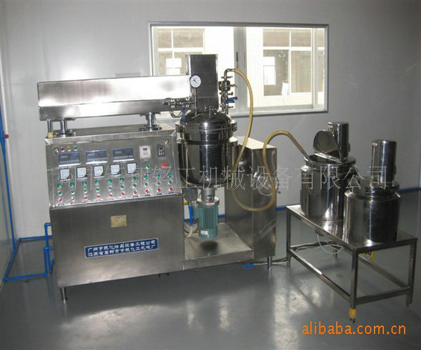 供應液壓升降化工真空乳化機1