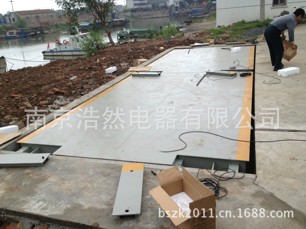 汽车衡安装现场