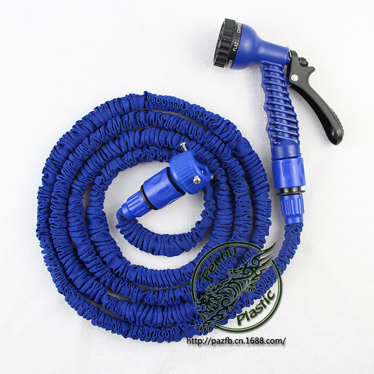 25FT 亚式韩式伸缩花园管 蓝色