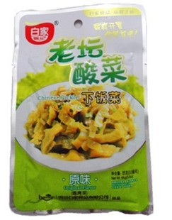 白家陈记-老坛酸菜下饭菜85g-原味(酱腌菜)厂家直供 正品保障