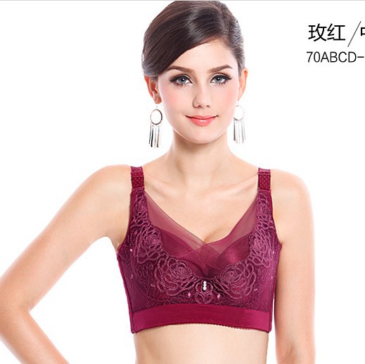 交叉抹胸性感深V调整型<em>文胸</em>聚拢<em>全罩杯</em>小胸收