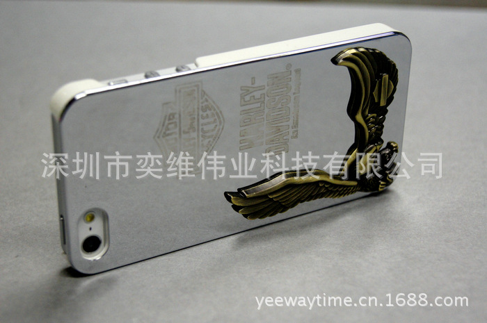 哈雷鹰 苹果iphone5金属手机壳 5G浮雕保护壳