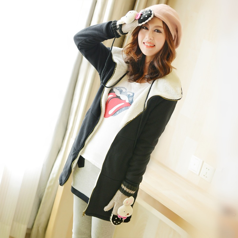 2013<em>新款</em>女士<em>棉服冬装加绒</em>加厚韩版长款<em>棉袄</em>