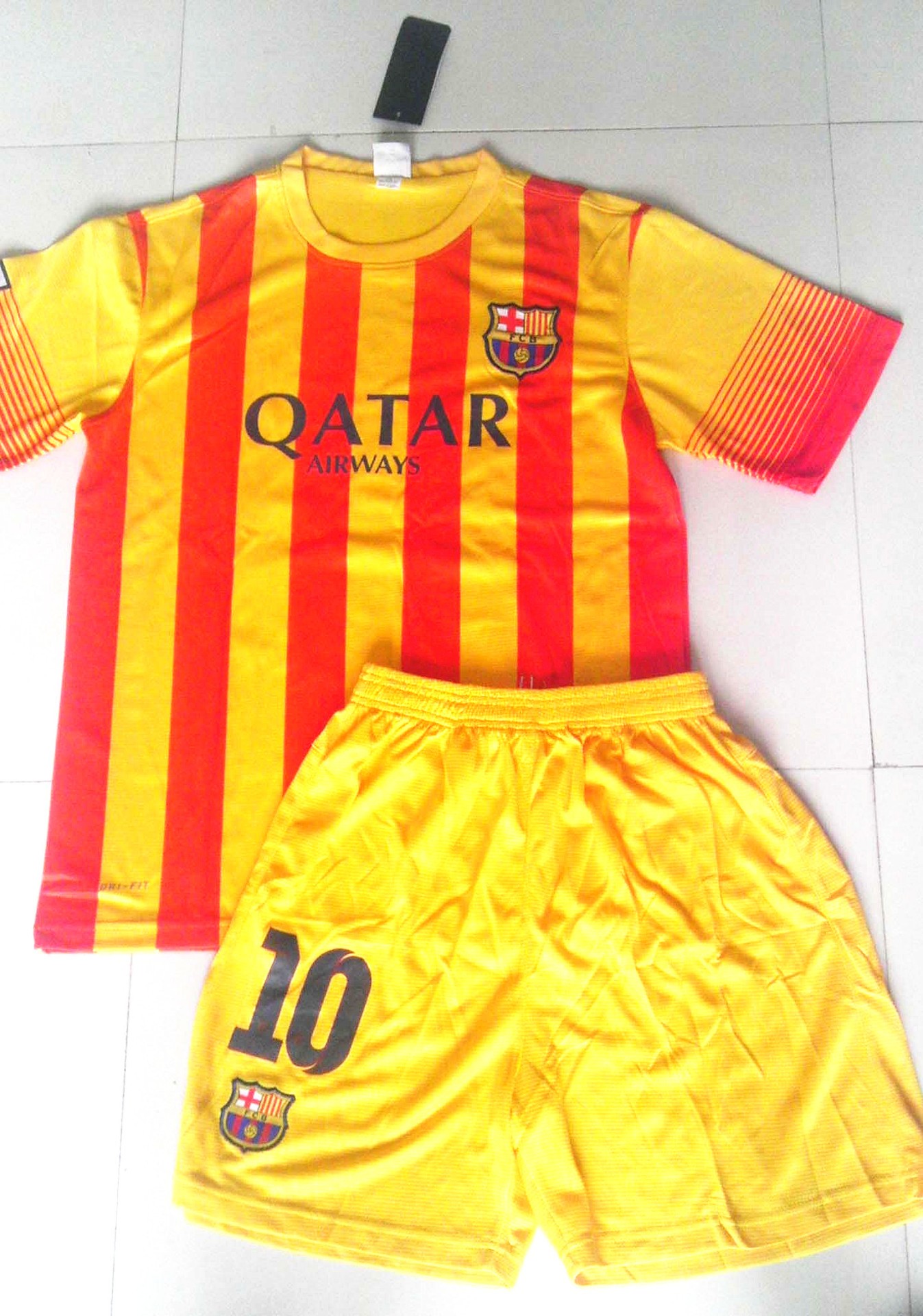 【库存现货 正品巴萨球衣13-14巴塞罗那足球服