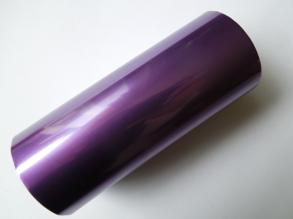 紫色塑料燙金紙
