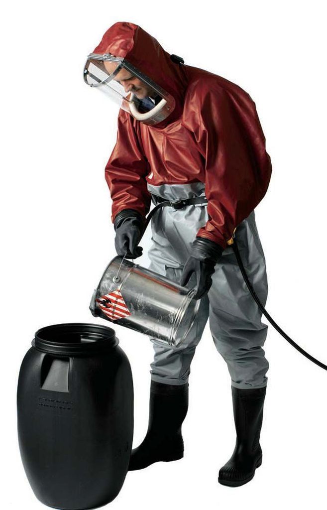 诺斯牌氯丁橡胶气密型防化服 多种颜色可供挑