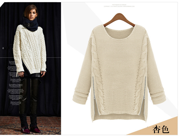 批发采购女式<em>毛衣</em>-女装批发欧美风棒<em>针毛衣</em>女