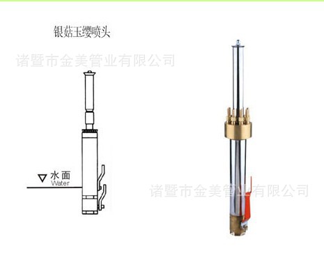 银菇玉缨喷头几何图