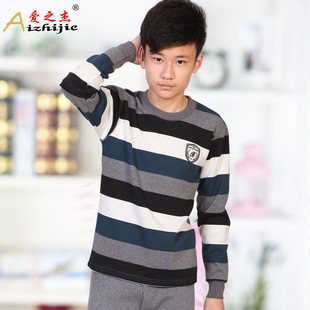 童内衣<em>内裤</em>-爱之杰 儿童保暖内衣套装<em>男童</em>加绒