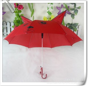 批发采购伞、雨衣-外贸儿童耳朵伞,直杆伞,上虞