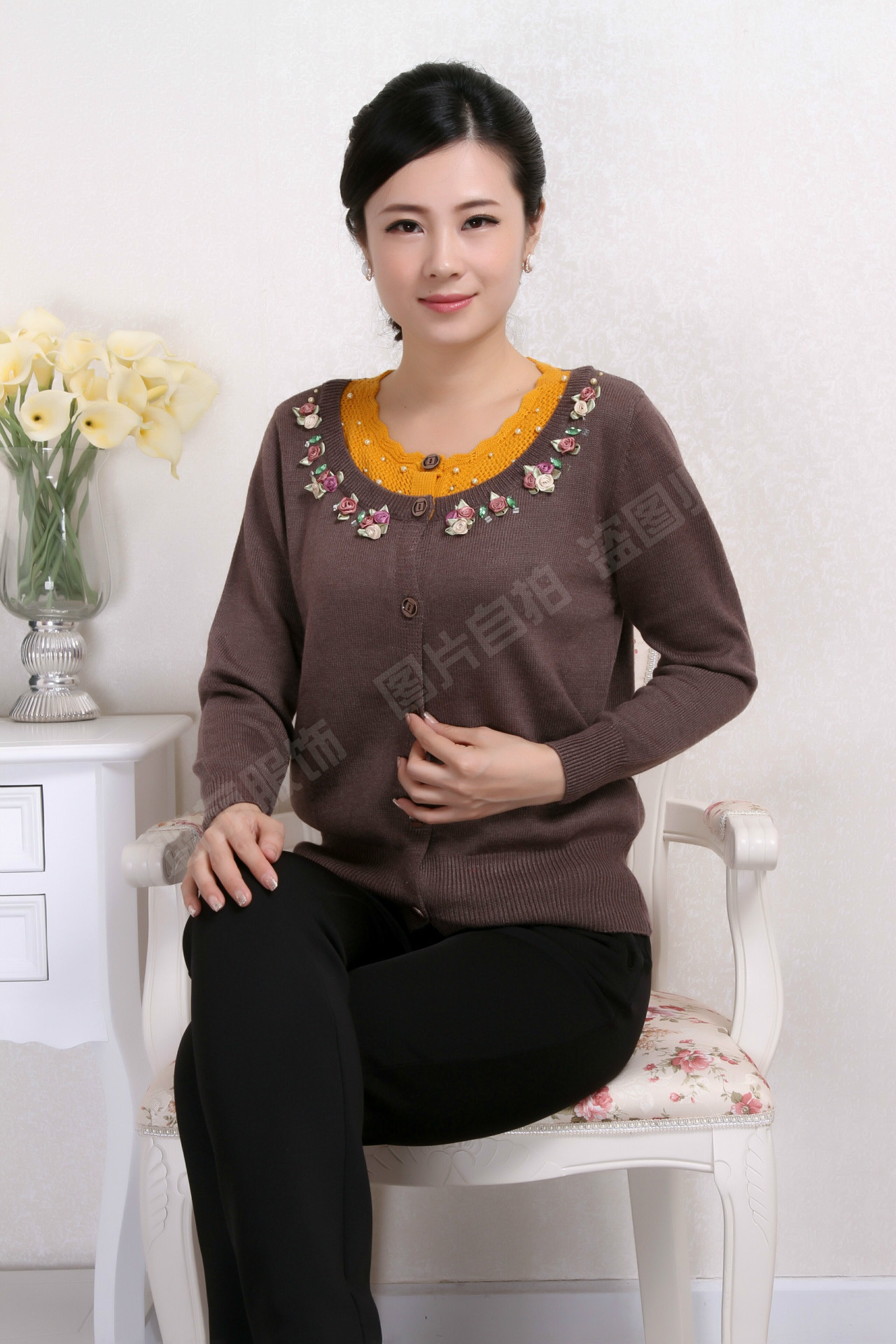 【厂家直销 <em>针织开衫百搭</em>多种<em>色彩</em> 适合各种年