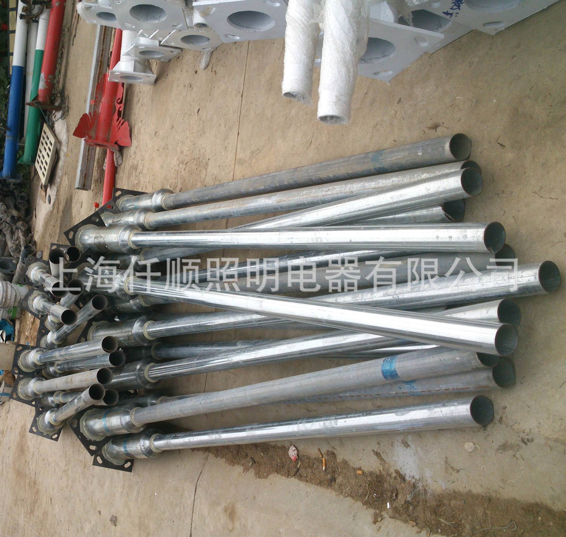 【庭院灯灯杆 直径76-140 直杆 拉条纹 压花 均