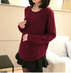 批发采购<em>女式毛衣</em>-2014<em>韩版</em>麻花<em>毛衣</em>花边<em>打底</em>