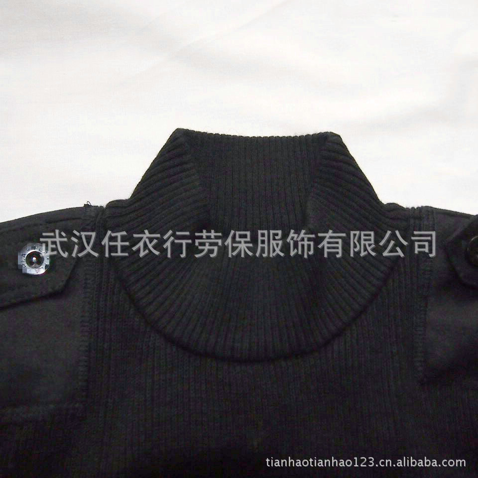 【07海军女士<em>毛衣 圆领</em>黑色毛衣 <em>加厚</em>毛衣 羊毛