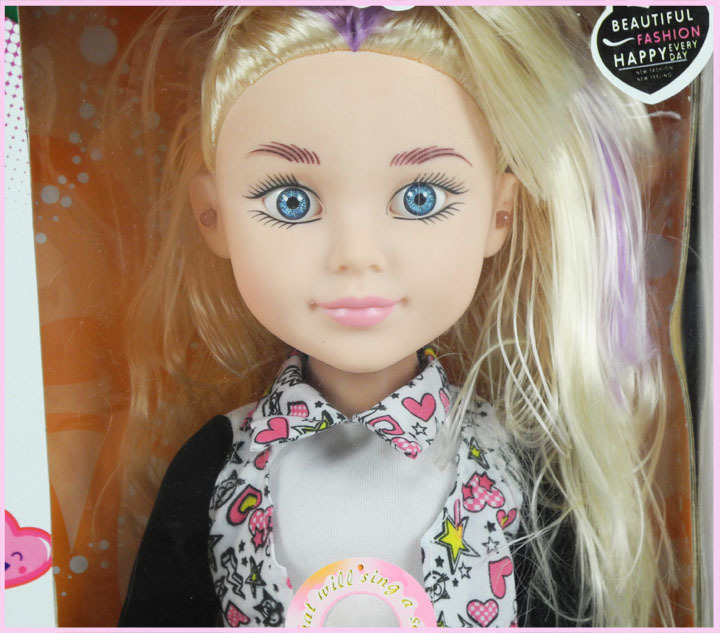 现货批发最流行时尚20英寸<em>大头妹</em>芭比公主娃