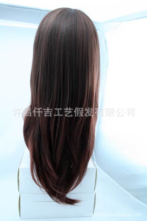 【<em>日韩</em>假发 长卷发 蓬松流行<em>发型</em>齐刘海<em>女式</em>假