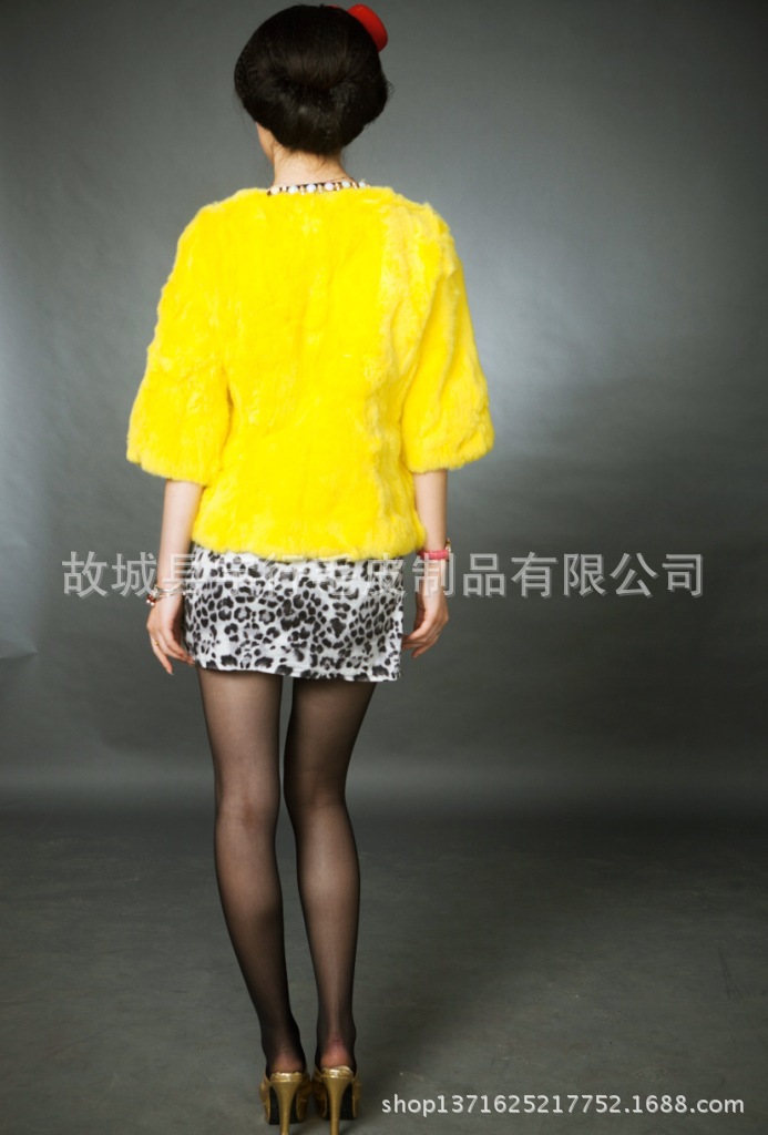 獺兔毛鑲鑽衣服