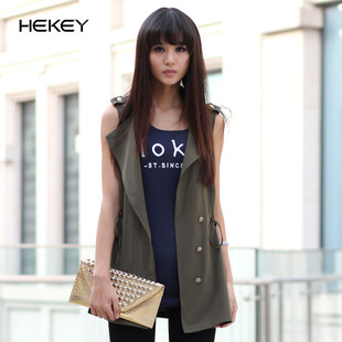 批发采购女式<em>马甲背心</em>-<em>黑骑</em>2014新款春装 欧美