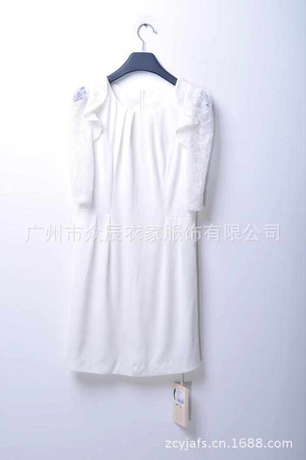 高谱岛 白色 连衣裙 GDW1210203