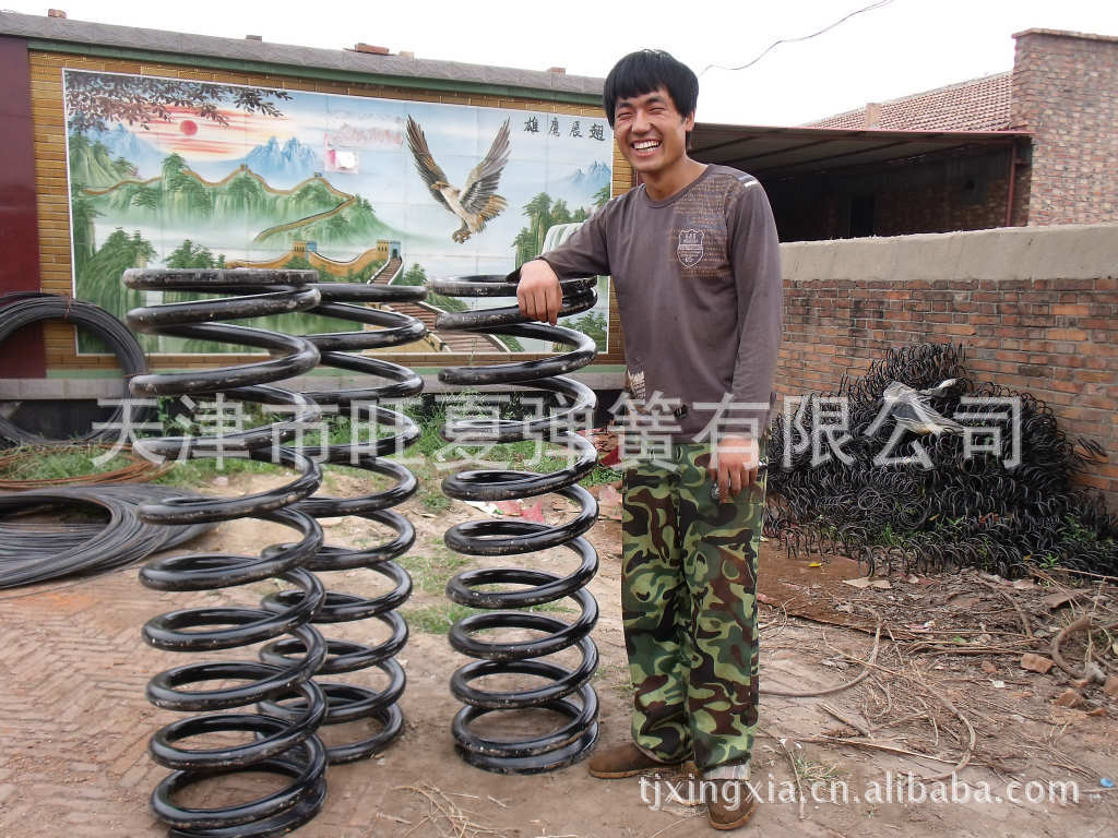 天津专业弹簧厂家定做各类重型机械优质弹簧,大弹簧,热卷弹簧