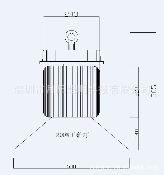 200W工矿灯-6