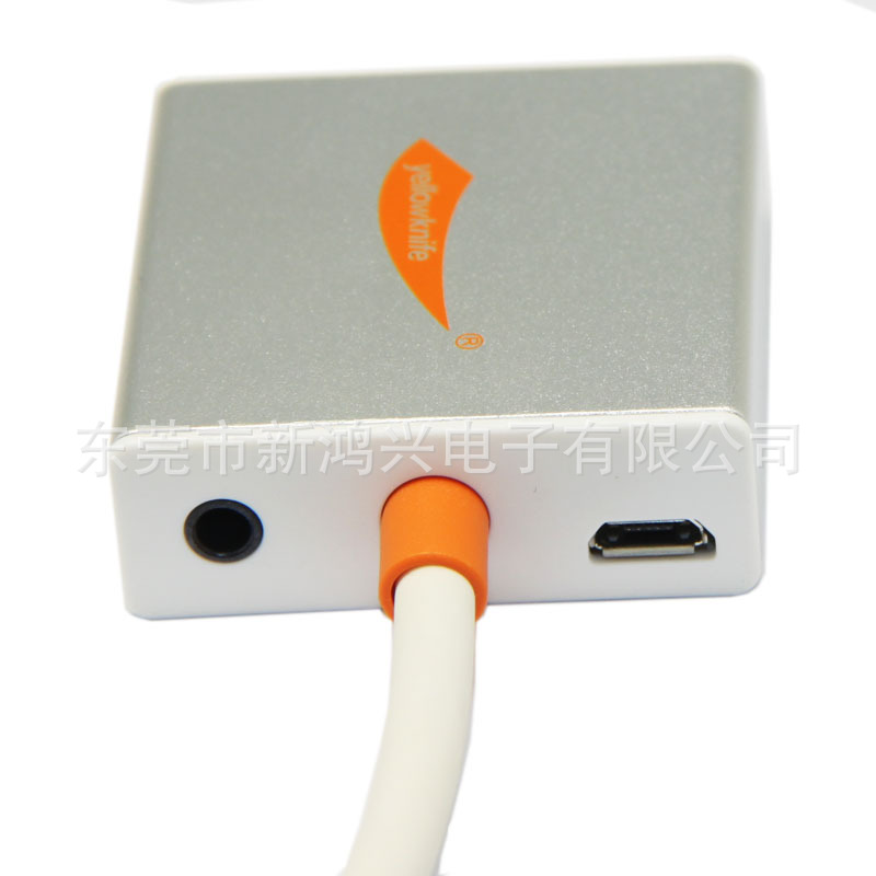 厂家直销 HDMI转VGA转换器 带音频及USB充