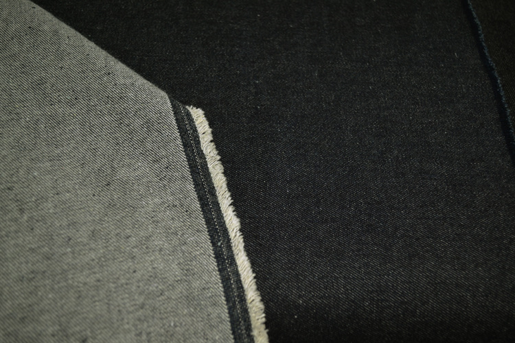 12S*10S全棉牛仔布斜纹牛仔布100%棉男裤料牛仔布9盎司特深蓝