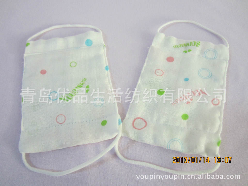 【竹纤维纱布口罩 宝宝专用口罩 保护口鼻抑菌
