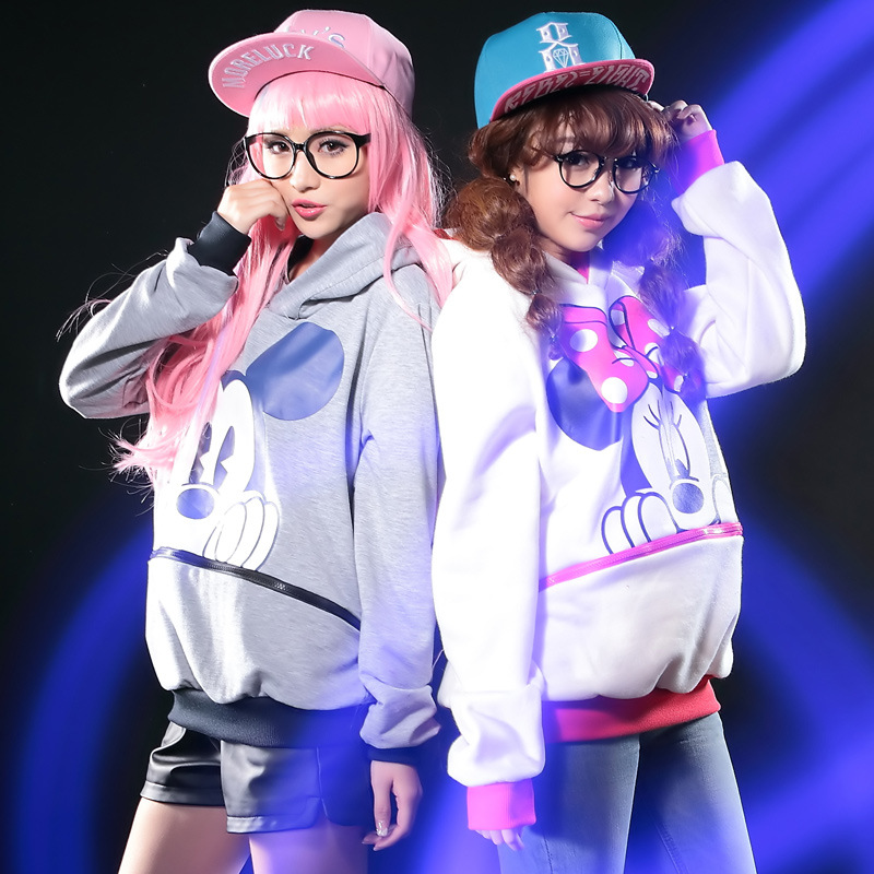 <em>韩版</em>新款 可爱米奇 情侣装 <em>姐妹装</em> 加绒不加绒休