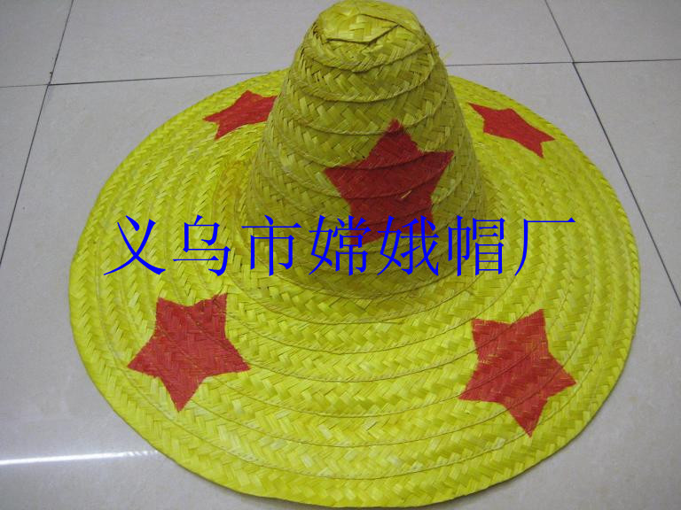 义乌帽子厂家直销 墨西哥草帽 乞丐帽 半锁边帽