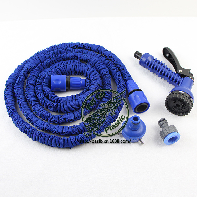 25FT 亚式韩式伸缩花园管 蓝色