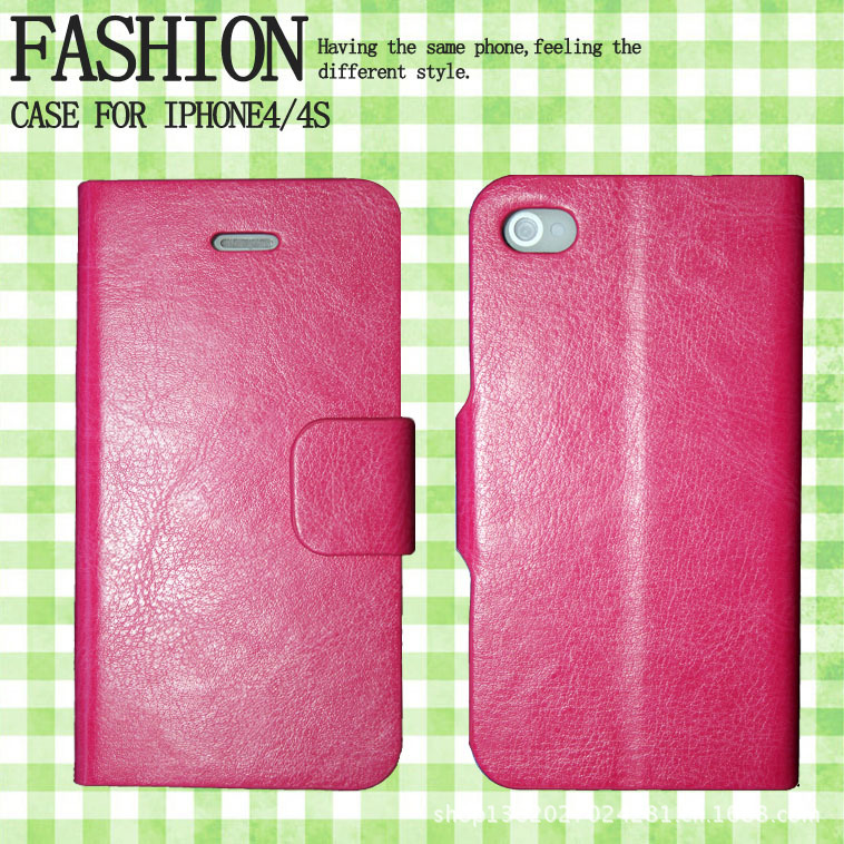 疯马纹iphone4,4s皮套