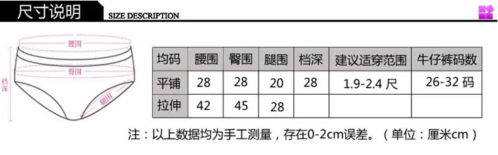 0016尺碼表