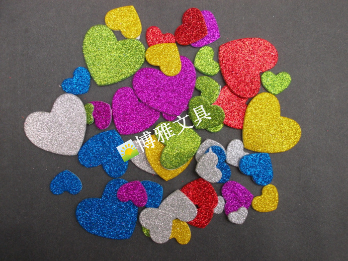 幼儿园贴纸 手工贴纸 供应幼儿园手工海绵贴纸 几何图形 阿里巴巴