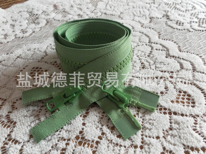 YKK8#树脂双开80绿整D