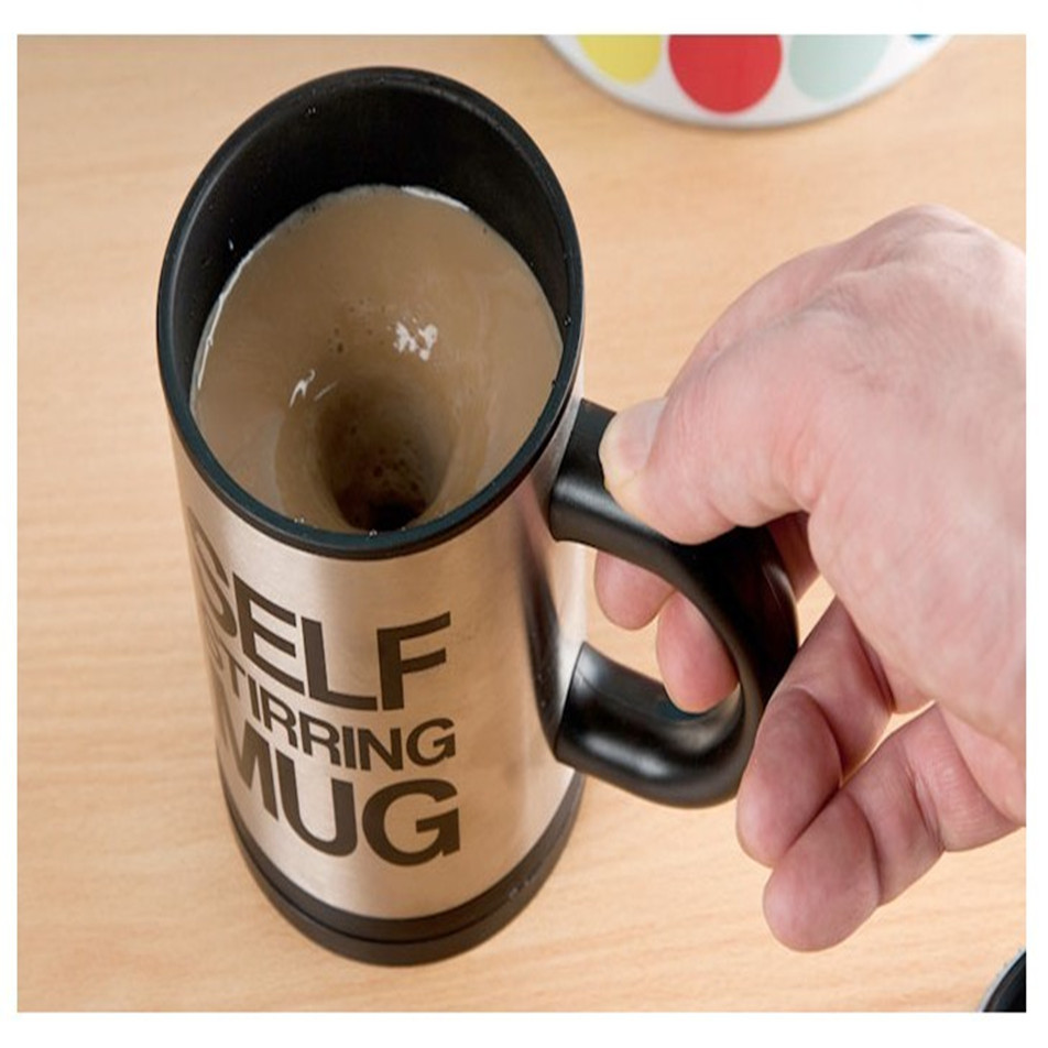 正品咖啡搅拌杯 SELF STIRRING MUG自动搅拌