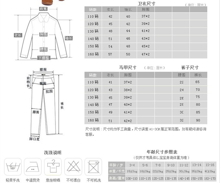 尺碼詳情