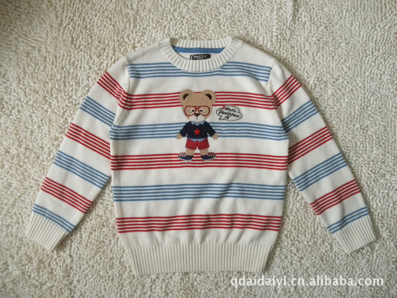 手工编织婴<em>幼儿羊毛线</em>毛衣宝宝<em>开衫</em>/男童毛衣