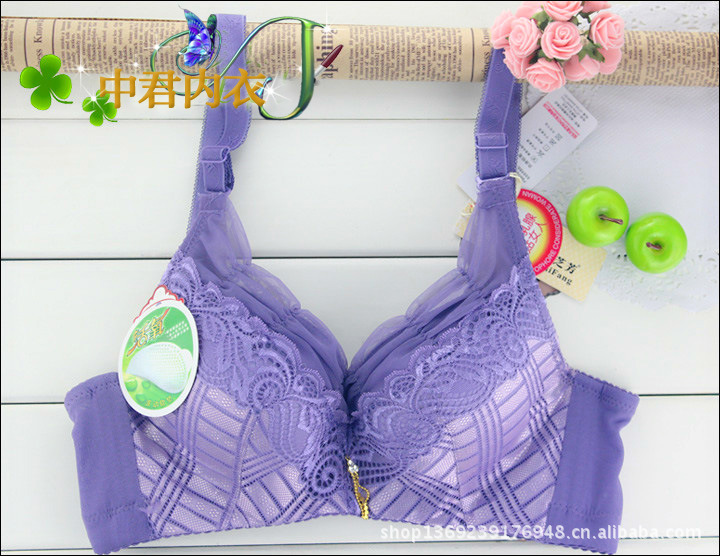 <em>文胸</em>-<em>嘉芝芳文胸</em>上薄下厚硅胶加厚内衣聚拢性