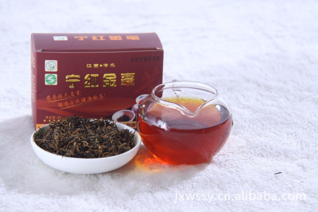 供应红茶批发 江西宁红茶 宁红金毫铁盒 红茶批发