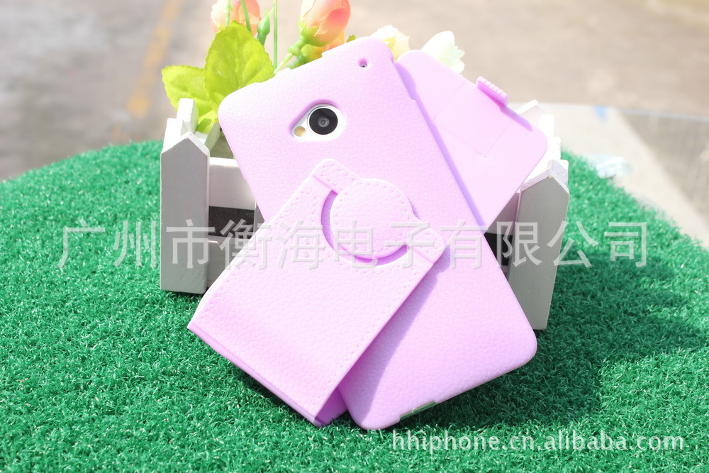 HTC M7 360&deg;旋转支架皮套