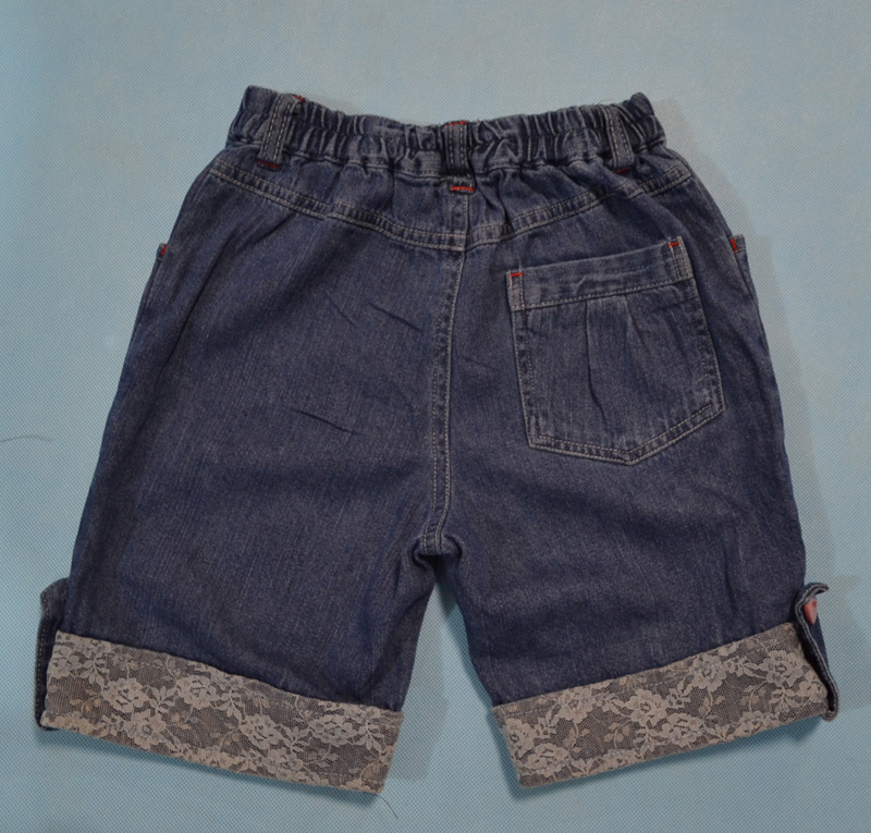 【外贸原单童装 日单 柔软舒适 <em>童牛仔</em>短裤 中裤