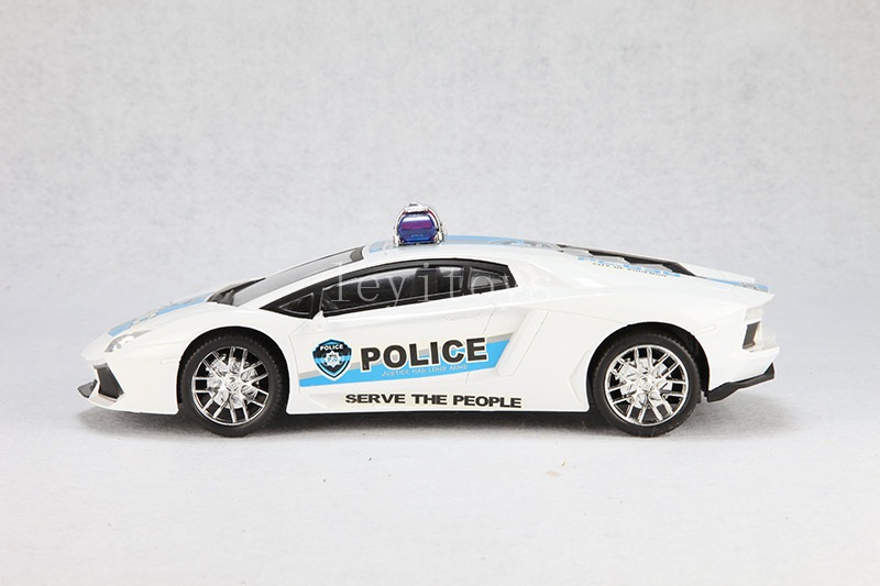 1:16四通兰博基尼遥控警车跑车 遥控玩具汽车