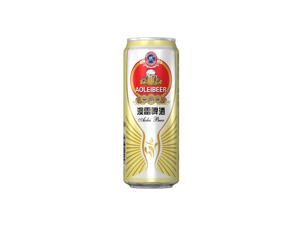 奥雷啤酒杯500ml罐啤