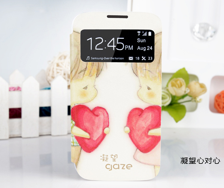 S4彩绘智能 休眠 超薄皮套   18