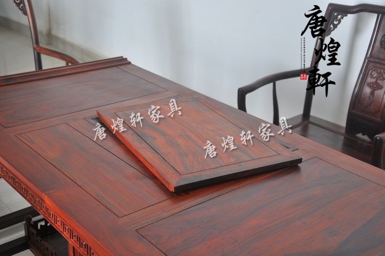 酸枝汉式茶桌六件套 (12)