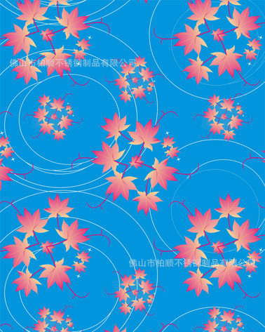 不锈钢彩花彩钢板-01