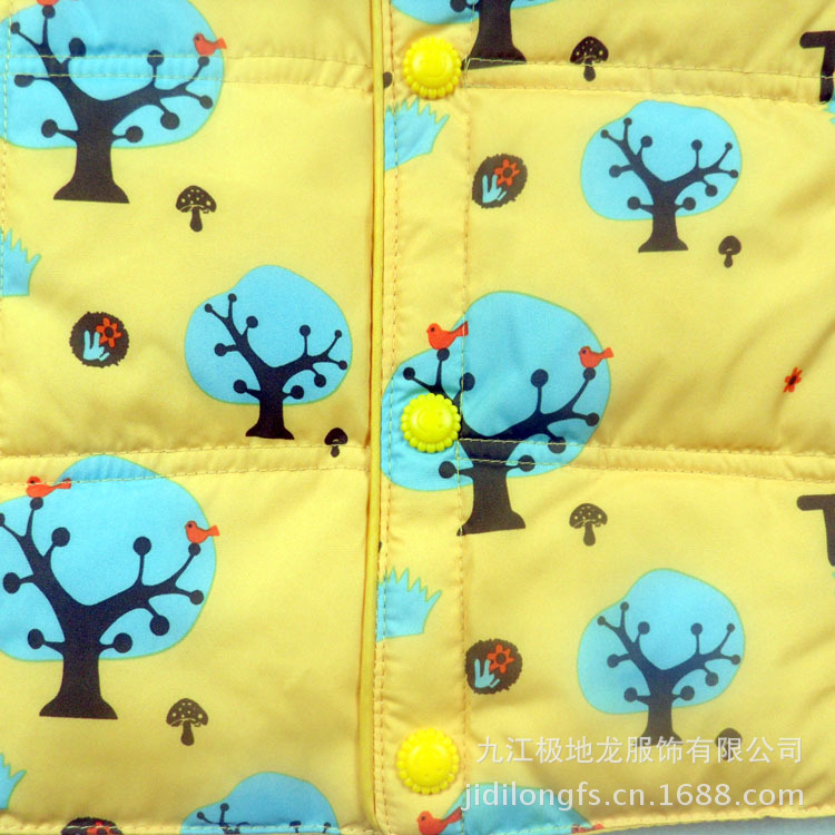 <em>星子</em>儿童小树背心 <em>羽绒马夹</em> 保暖内胆【厂家批