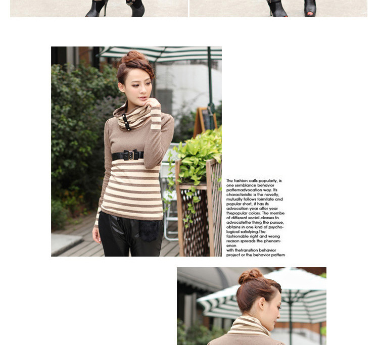 2013<em>秋冬装</em>新款热卖 <em>女生</em>甜美套头修身圆领保